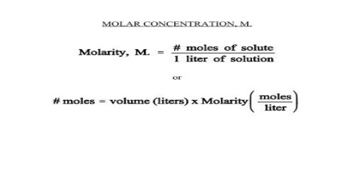 Molarity and Molarity Calculator